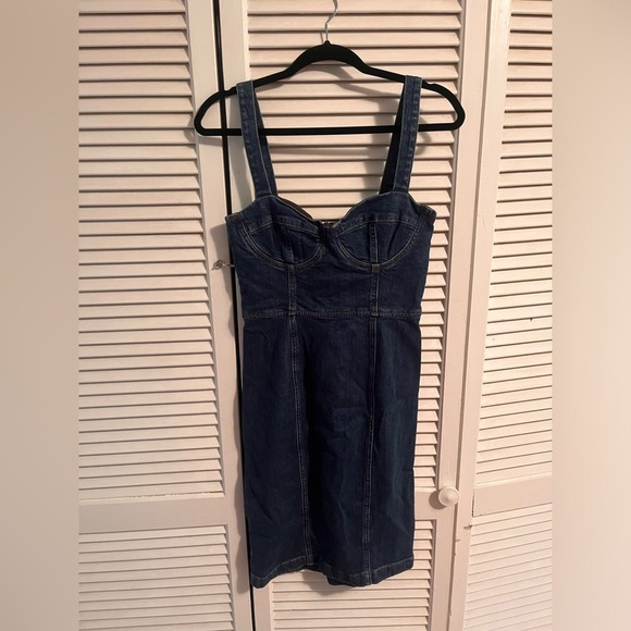 Reformation Blue Denim Dress - Picture 3 of 6